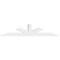 Ekena Millwork Saratoga Architectural Grade PVC Gable Bracket, 108"W x 22 1/2"H x 6"D x 6"F, 5/12 Pitch GBP108X23X0606SAR00 - alternate 5